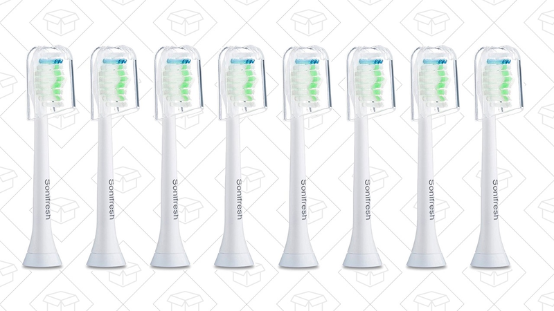 Pack de 8 cabezales Sonifresh Sonicare | $7 | Amazon | Usa el cupón de $7